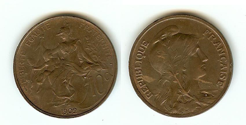 10 centimes Daniel-Dupuis 1902 SUP-
